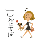 mottoのレトロレディ♡敬語（個別スタンプ：2）