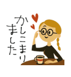 mottoのレトロレディ♡敬語（個別スタンプ：8）