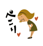 mottoのレトロレディ♡敬語（個別スタンプ：9）