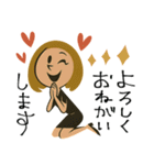 mottoのレトロレディ♡敬語（個別スタンプ：10）
