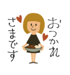 mottoのレトロレディ♡敬語（個別スタンプ：17）