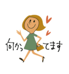 mottoのレトロレディ♡敬語（個別スタンプ：23）