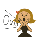 mottoのレトロレディ♡敬語（個別スタンプ：28）