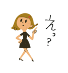 mottoのレトロレディ♡敬語（個別スタンプ：31）