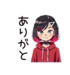 全てのやる気を失ったダウナー女子（個別スタンプ：11）