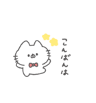にゃんこりぼん。#1〜あいさつ〜（個別スタンプ：3）