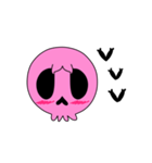 【動く♪】003-3 まばたきガイコツスタンプ（個別スタンプ：16）