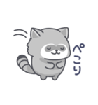 アライグマの日常色々（個別スタンプ：1）