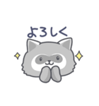 アライグマの日常色々（個別スタンプ：3）