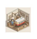 ミニチュア鉄道（個別スタンプ：13）