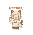 なりきりわんスタンプ（個別スタンプ：3）