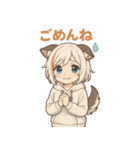 なりきりわんスタンプ（個別スタンプ：14）