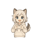 なりきりわんスタンプ（個別スタンプ：16）