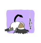 シマエナガっぽいナマモノ にっ（個別スタンプ：4）