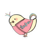 手帳鳥あいさつ（個別スタンプ：10）