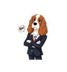 サラリー犬 キャバリア編（個別スタンプ：12）
