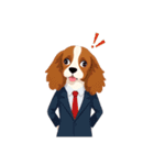 サラリー犬 キャバリア編（個別スタンプ：14）