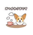 うちのイヌなど(コーギー)（個別スタンプ：2）