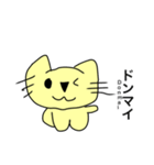 イエローキャットの日常(英語ver)（個別スタンプ：24）