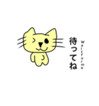 イエローキャットの日常(英語ver)（個別スタンプ：25）