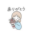 毎日使える♡ ゆるかわガールズ（個別スタンプ：2）