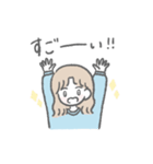 毎日使える♡ ゆるかわガールズ（個別スタンプ：8）