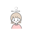 毎日使える♡ ゆるかわガールズ（個別スタンプ：12）