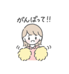 毎日使える♡ ゆるかわガールズ（個別スタンプ：25）