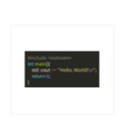 HelloWorld コードたち（個別スタンプ：2）