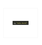 HelloWorld コードたち（個別スタンプ：13）