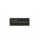 HelloWorld コードたち（個別スタンプ：18）