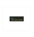 HelloWorld コードたち（個別スタンプ：28）