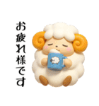 羊のJwinくん 3Dバージョン（個別スタンプ：3）