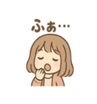 のんびりガール まったりあいさつ（個別スタンプ：23）