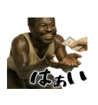 とにかくお金が欲しい黒人(意外と便利返信)（個別スタンプ：5）