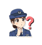 航空自衛隊戦闘機LINEスタンプ（個別スタンプ：34）