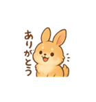 ポメラニアン足すうさぎ割る2。2Dと3D便利（個別スタンプ：29）