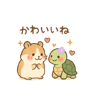 なかよし2匹のスタンプ（個別スタンプ：18）