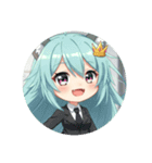 OL風みなみちゃんプレミアムスタンプ（個別スタンプ：30）