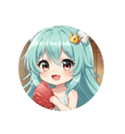 今夜はディナープレミアムみなみちゃん（個別スタンプ：13）