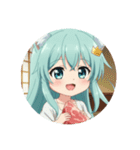 今夜はディナープレミアムみなみちゃん（個別スタンプ：16）
