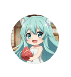 今夜はディナープレミアムみなみちゃん（個別スタンプ：17）