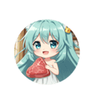 今夜はディナープレミアムみなみちゃん（個別スタンプ：22）