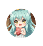 今夜はディナープレミアムみなみちゃん（個別スタンプ：24）