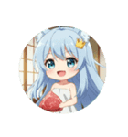 今夜はディナープレミアムみなみちゃん（個別スタンプ：25）