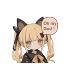 煽り系猫耳黒少女（個別スタンプ：31）