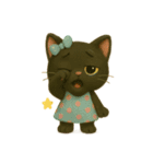 黒猫とパンダの日常ことば5（個別スタンプ：27）