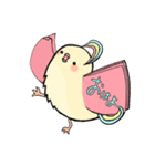 手帳鳥あいさつ (タメ口、敬語時々英語)（個別スタンプ：2）