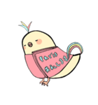 手帳鳥あいさつ (タメ口、敬語時々英語)（個別スタンプ：33）