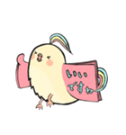 手帳鳥あいさつ (タメ口、敬語時々英語)（個別スタンプ：39）